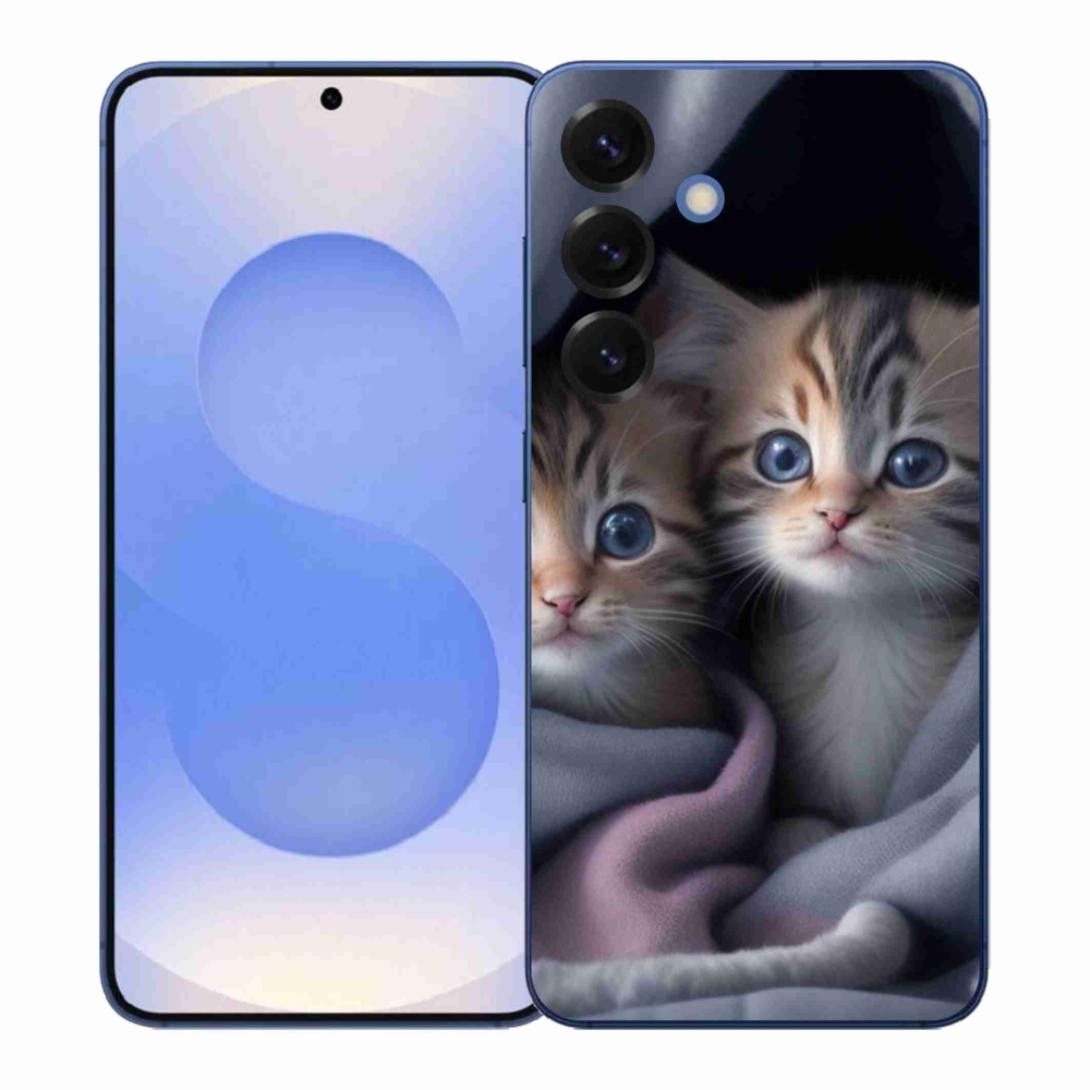 Gelový kryt mmCase na Samsung Galaxy S26+ - kočičí duo 2