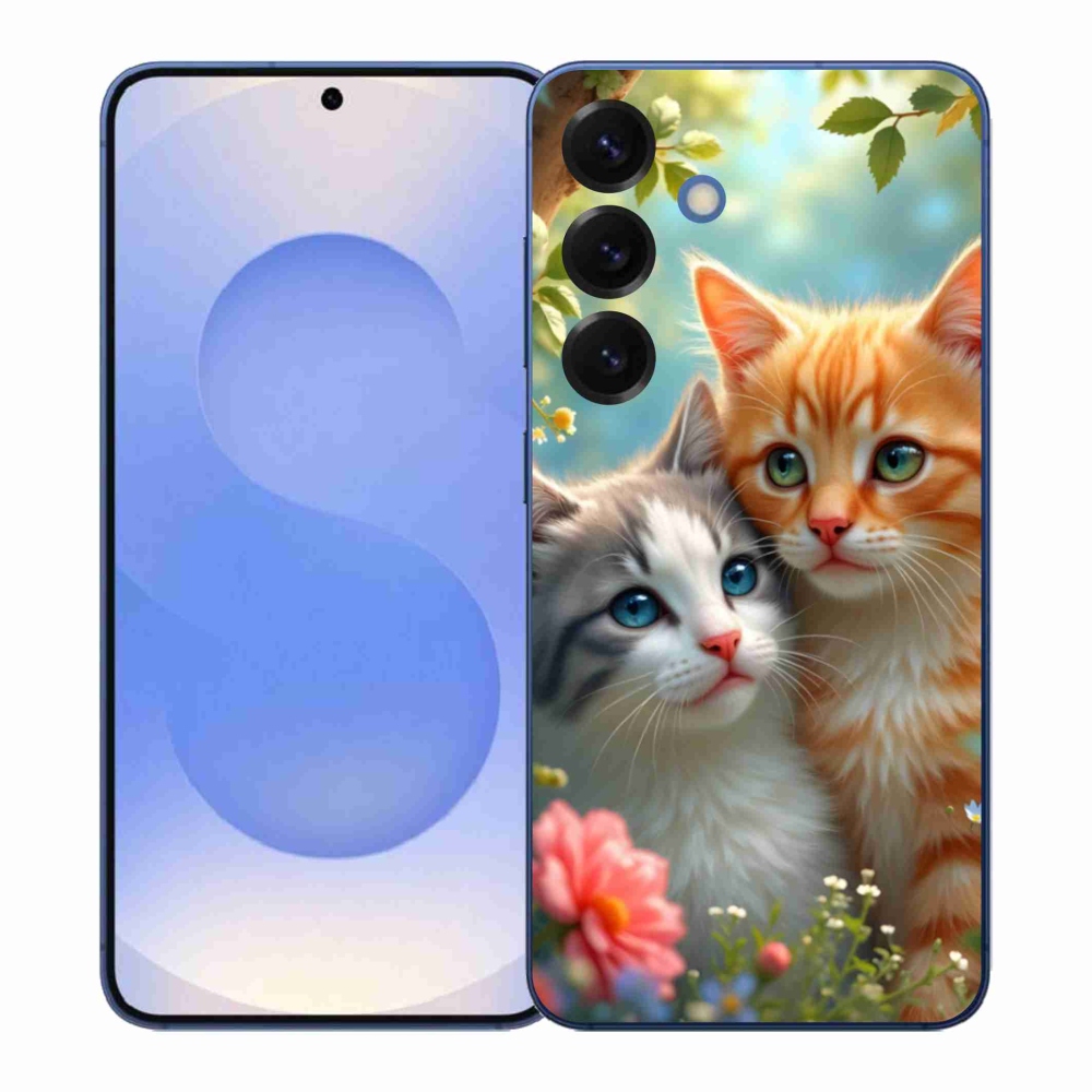 Gelový kryt mmCase na Samsung Galaxy S26+ - kočičí láska 2