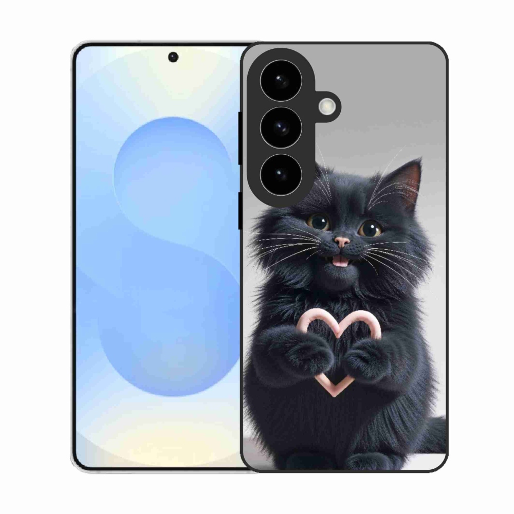 Gelový kryt mmCase na Samsung Galaxy S26 - kočičí láska 3