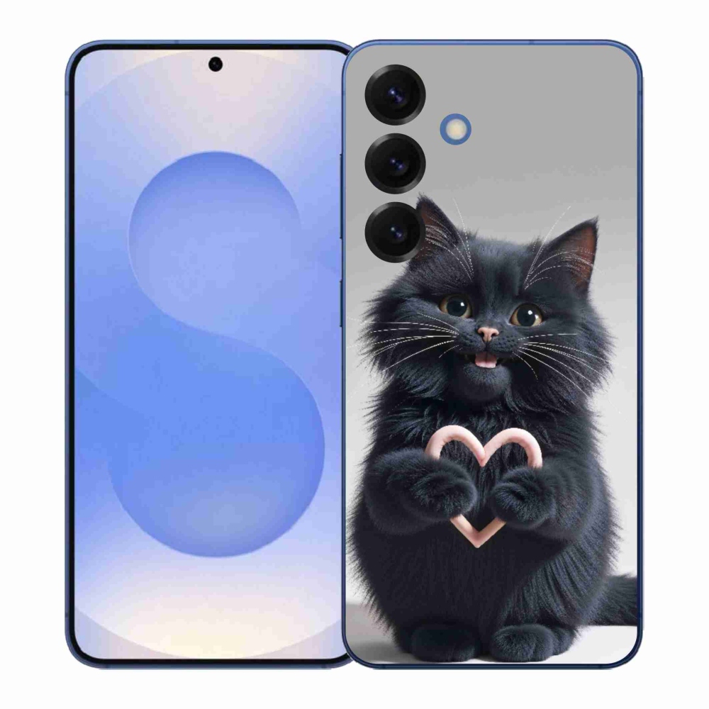 Gelový kryt mmCase na Samsung Galaxy S26+ - kočičí láska 3