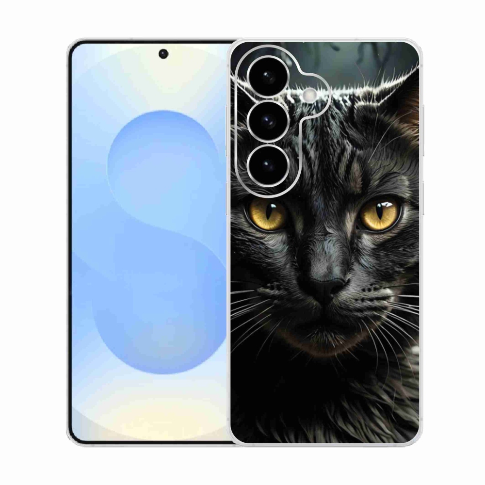 Gelový kryt mmCase na Samsung Galaxy S26  - kočičí pohled 3