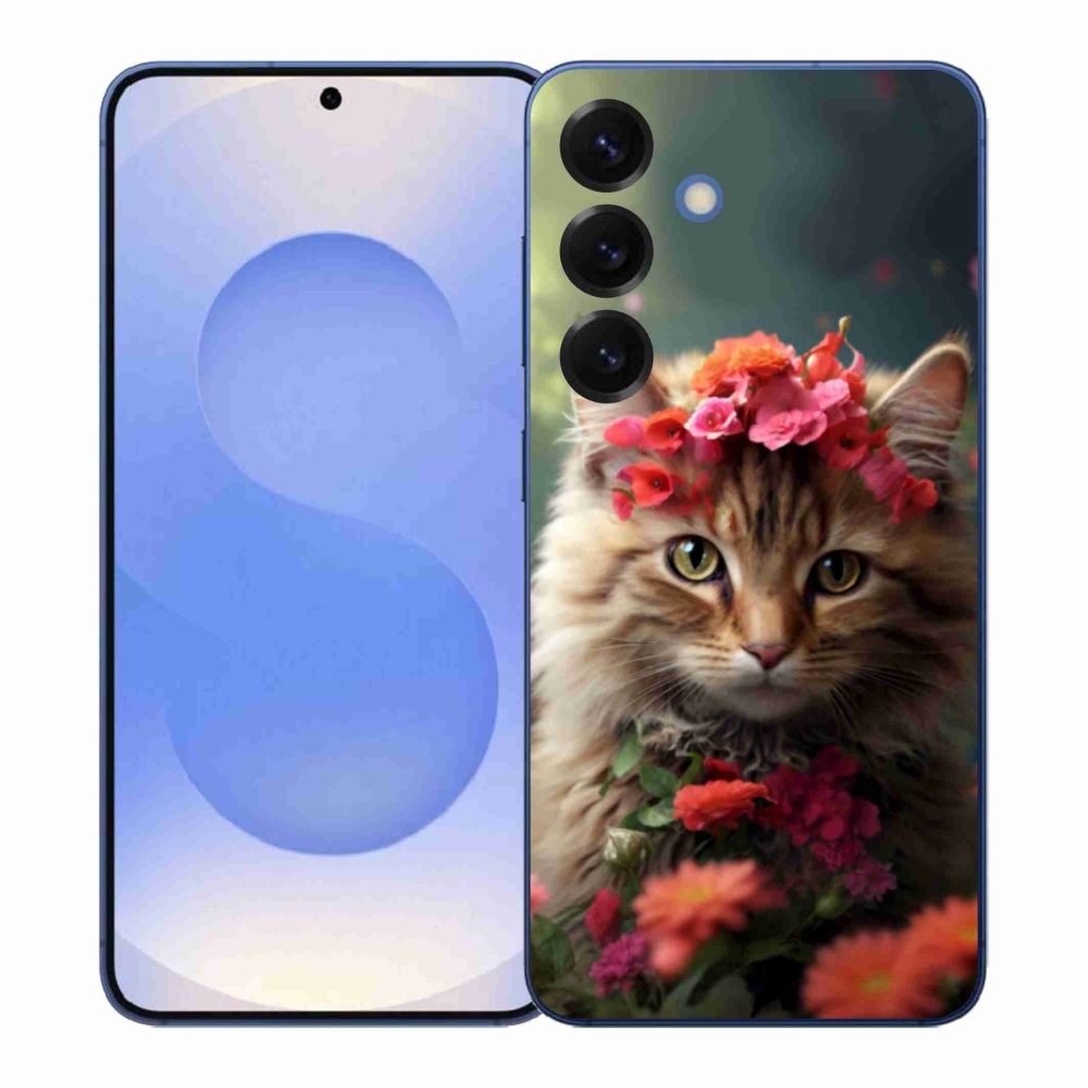 Gelový kryt mmCase na Samsung Galaxy S26+ - kočíčí princezna