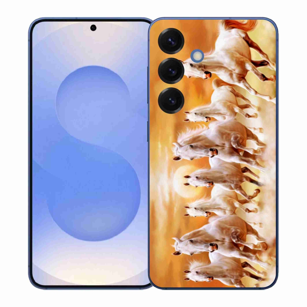 Gelový kryt mmCase na Samsung Galaxy S26+ - koně 2