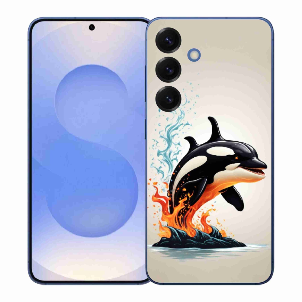 Gelový kryt mmCase na Samsung Galaxy S26+ - kosatka