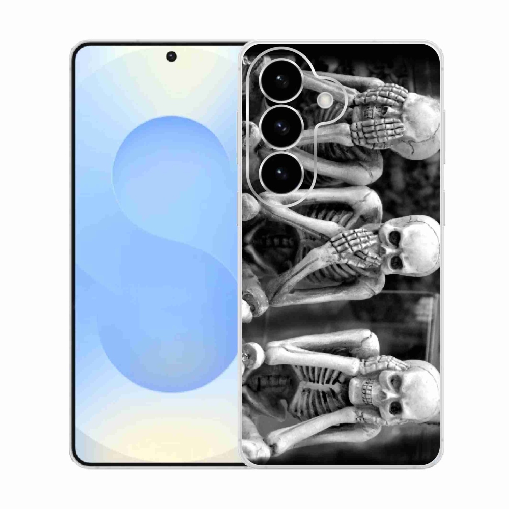 Gelový kryt mmCase na Samsung Galaxy S26  - kostlivci