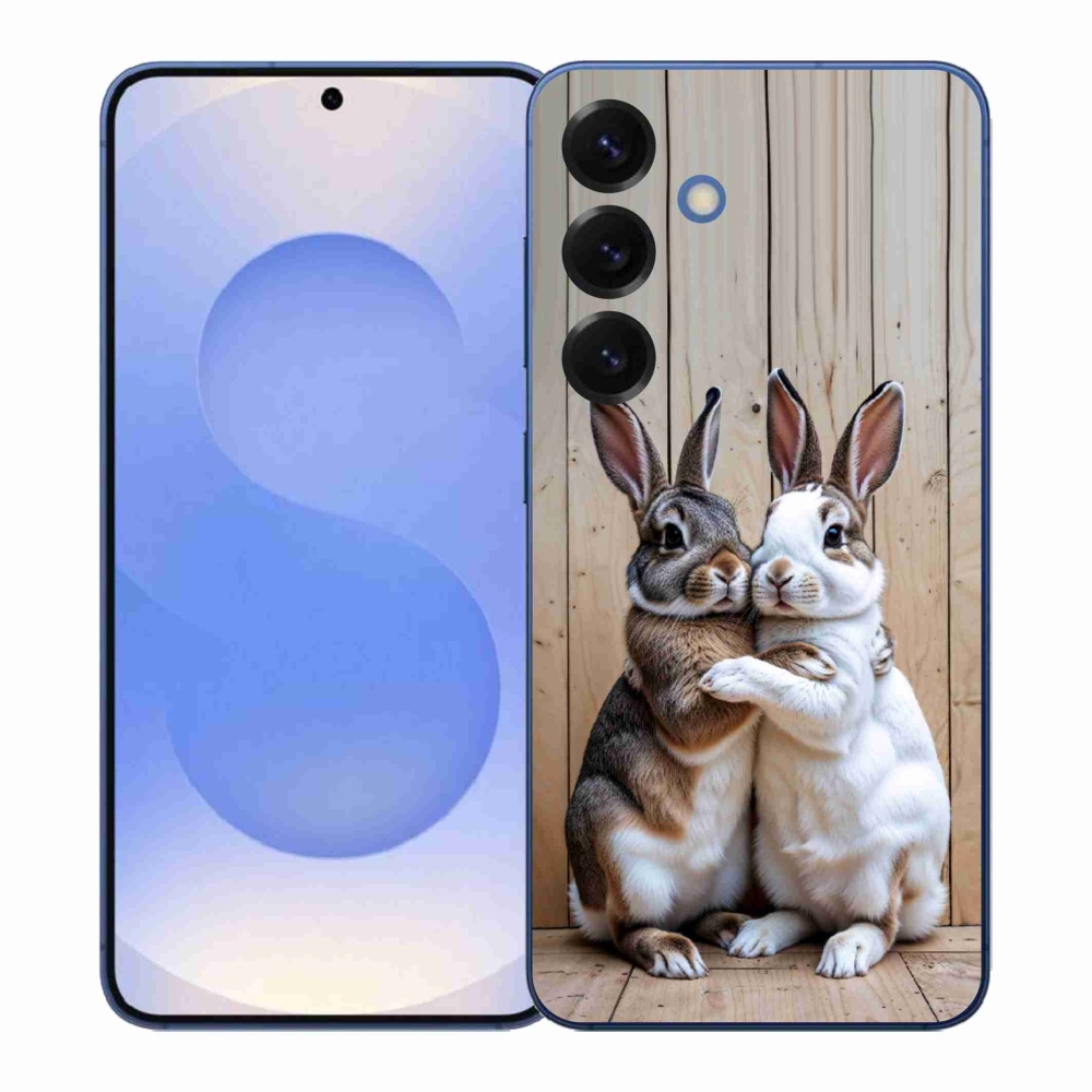 Gelový kryt mmCase na Samsung Galaxy S26+ - králičí pár