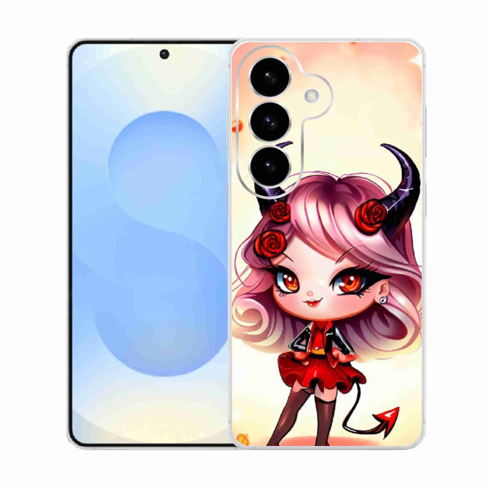 Gelový kryt mmCase na Samsung Galaxy S26  - kreslená čertice