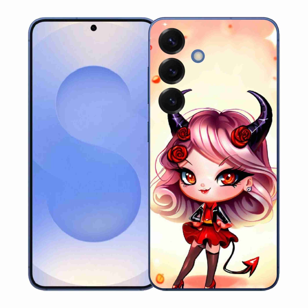 Gelový kryt mmCase na Samsung Galaxy S26+ - kreslená čertice