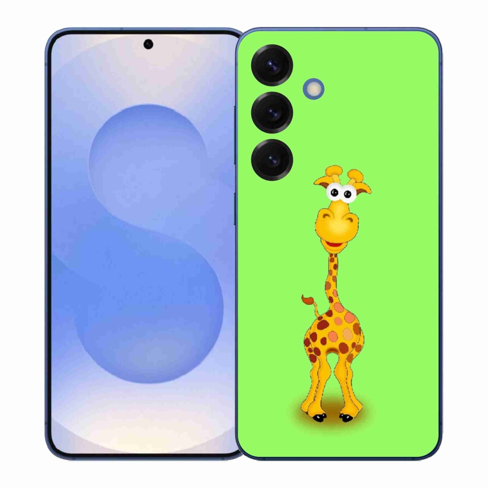 Gelový kryt mmCase na Samsung Galaxy S26+ - kreslená žirafa