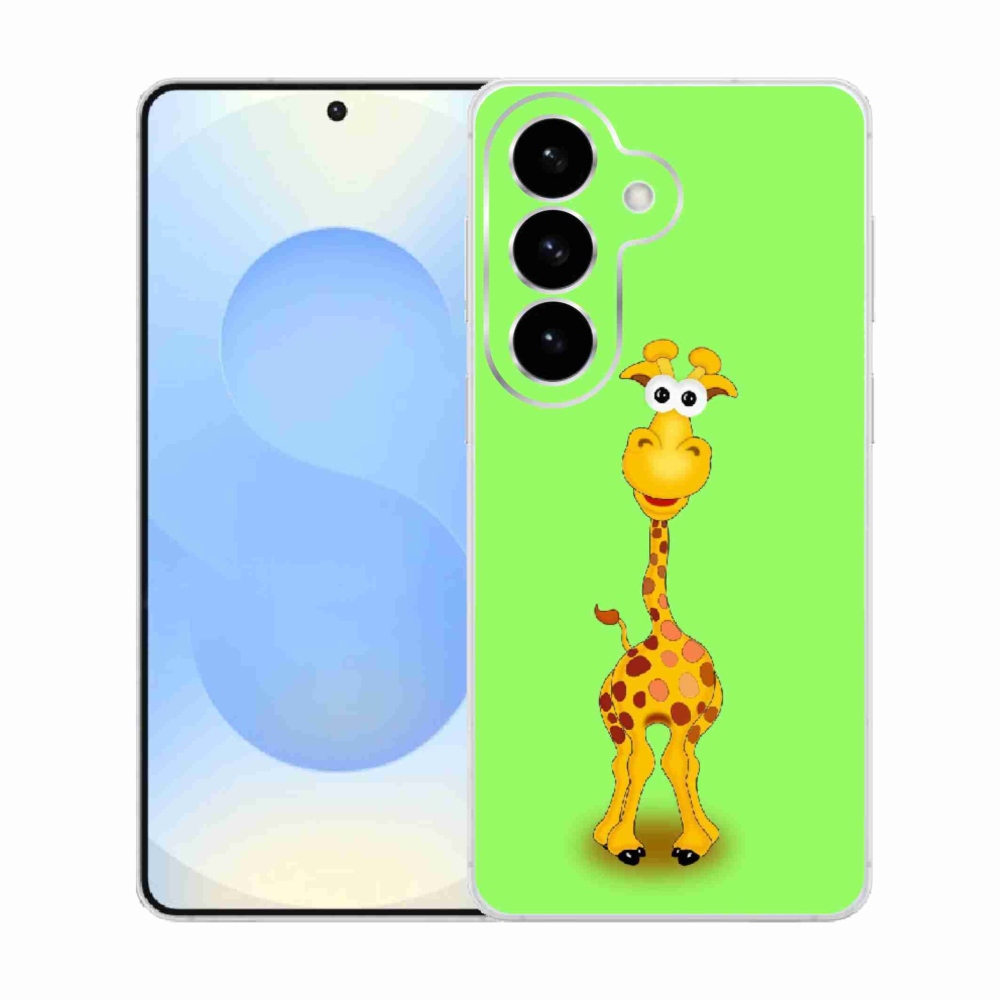 Gelový kryt mmCase na Samsung Galaxy S26  - kreslená žirafa