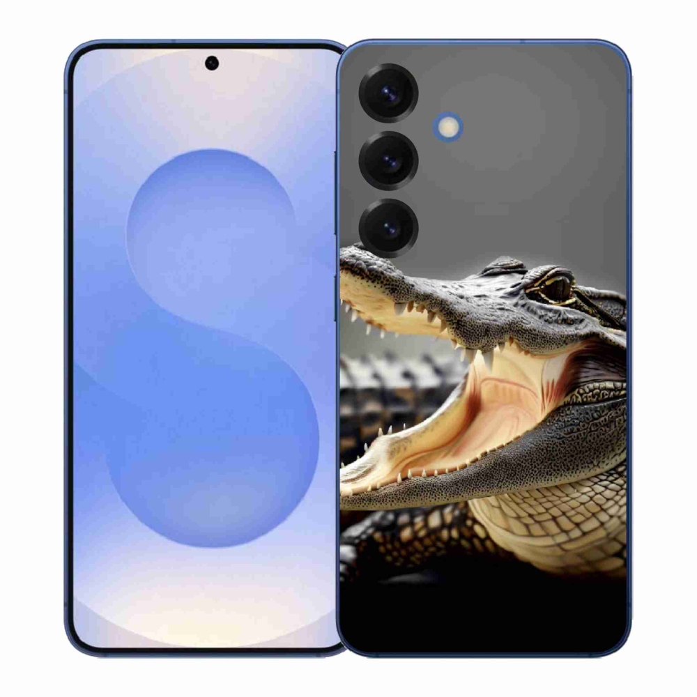 Gelový kryt mmCase na Samsung Galaxy S26+ - krokodýl