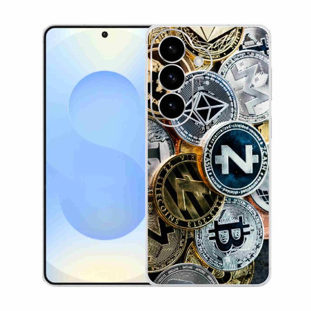 Gelový kryt mmCase na Samsung Galaxy S26  - kryptoměny