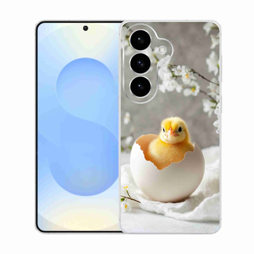 Gelový kryt mmCase na Samsung Galaxy S26  - kuřátko