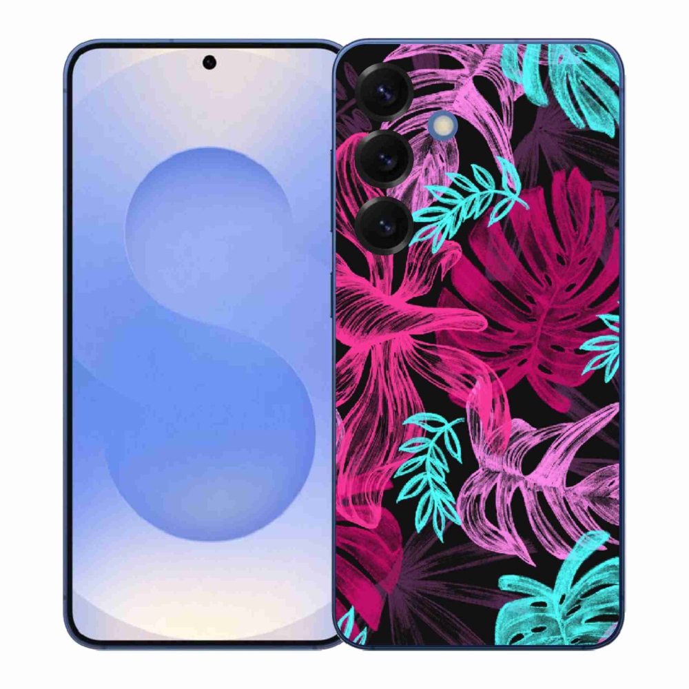 Gelový kryt mmCase na Samsung Galaxy S26+ - květiny 1