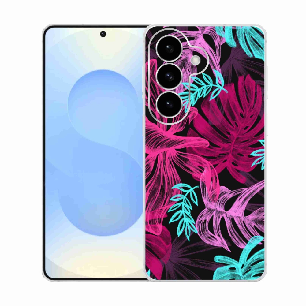 Gelový kryt mmCase na Samsung Galaxy S26  - květiny 1