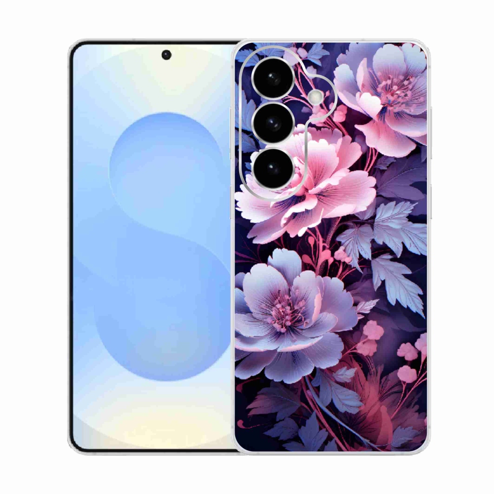 Gelový kryt mmCase na Samsung Galaxy S26  - květiny 11