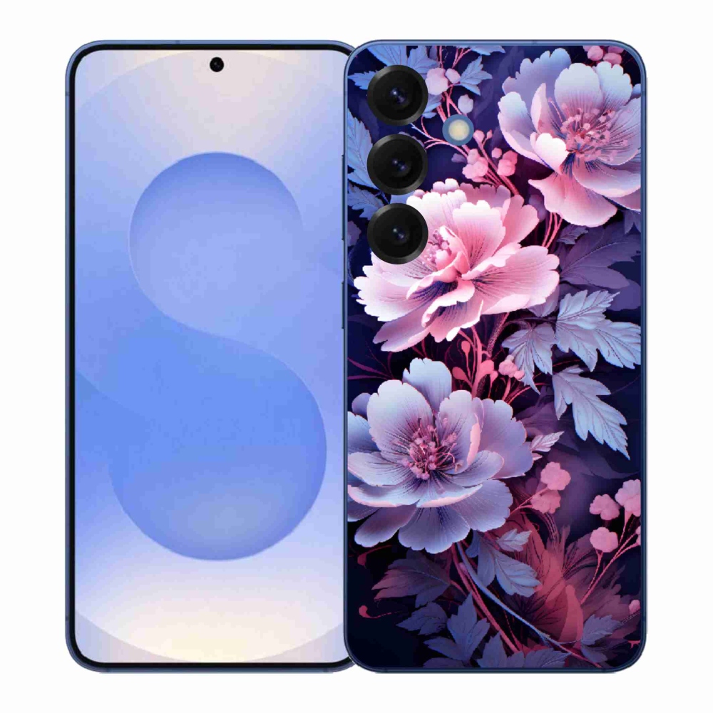 Gelový kryt mmCase na Samsung Galaxy S26+ - květiny 11