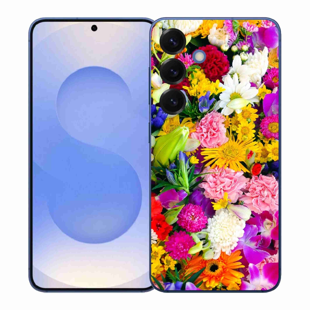 Gelový kryt mmCase na Samsung Galaxy S26+ - květiny 12