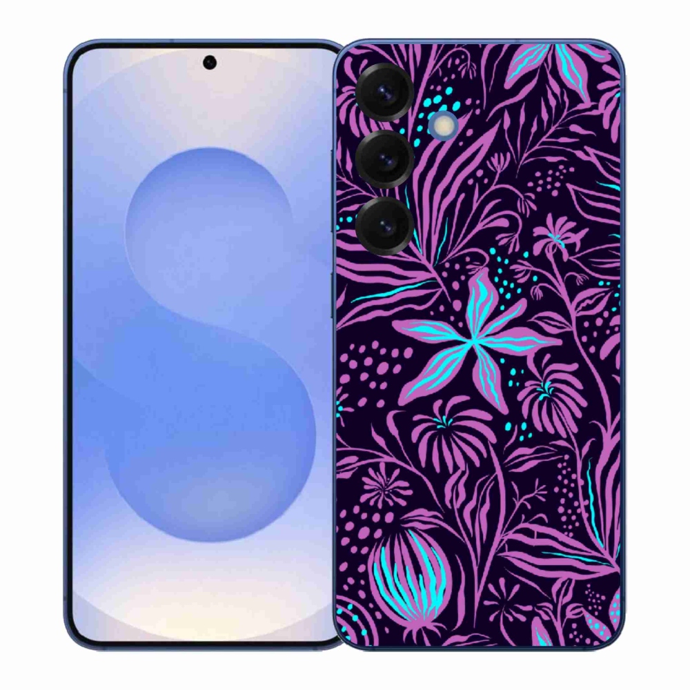 Gelový kryt mmCase na Samsung Galaxy S26+ - květiny 2