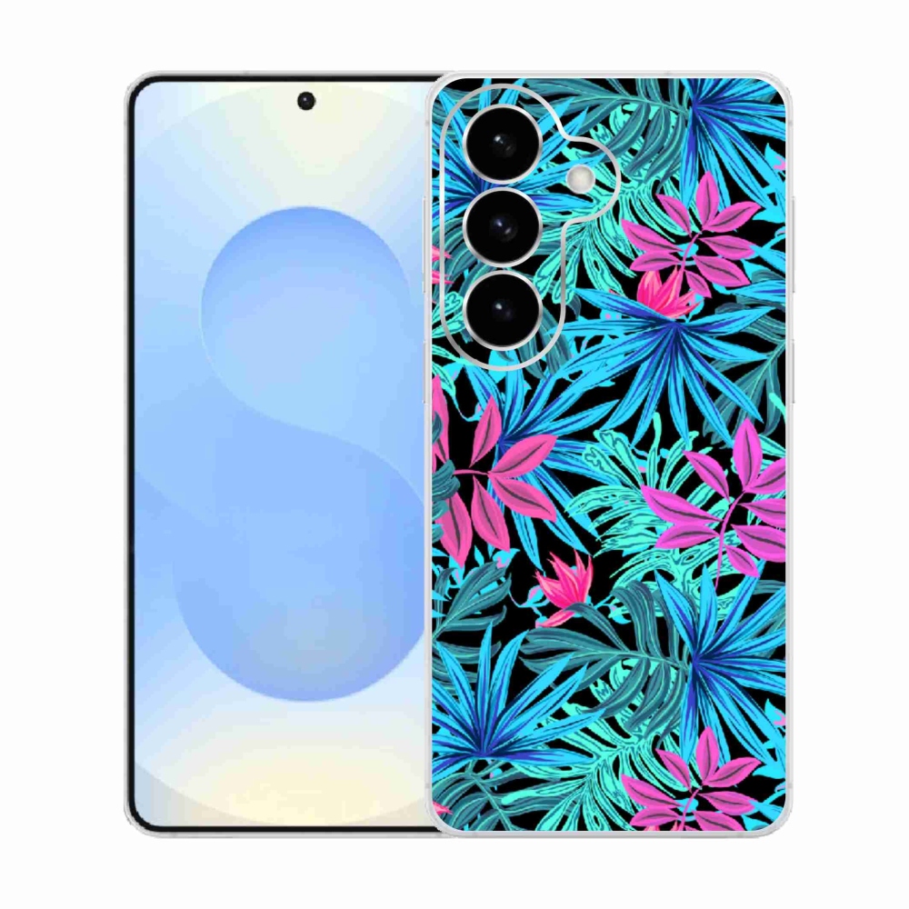 Gelový kryt mmCase na Samsung Galaxy S26  - květiny 3