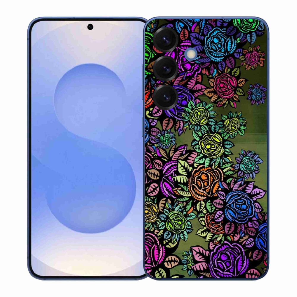 Gelový kryt mmCase na Samsung Galaxy S26+ - květiny 6