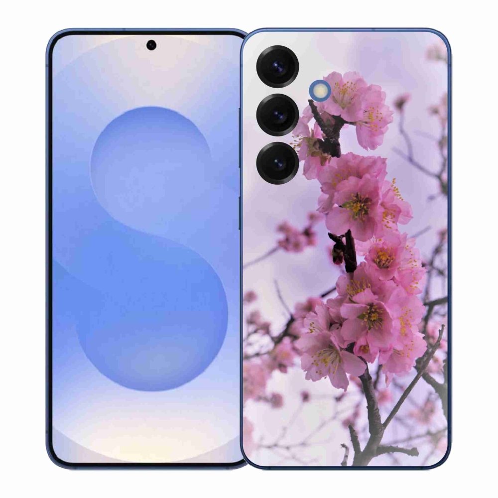 Gelový kryt mmCase na Samsung Galaxy S26+ - květiny 7