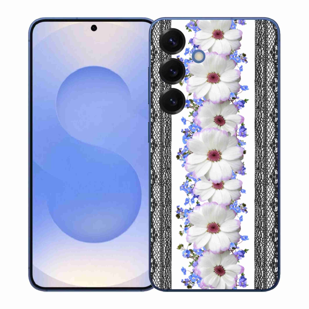 Gelový kryt mmCase na Samsung Galaxy S26+ - květiny 8