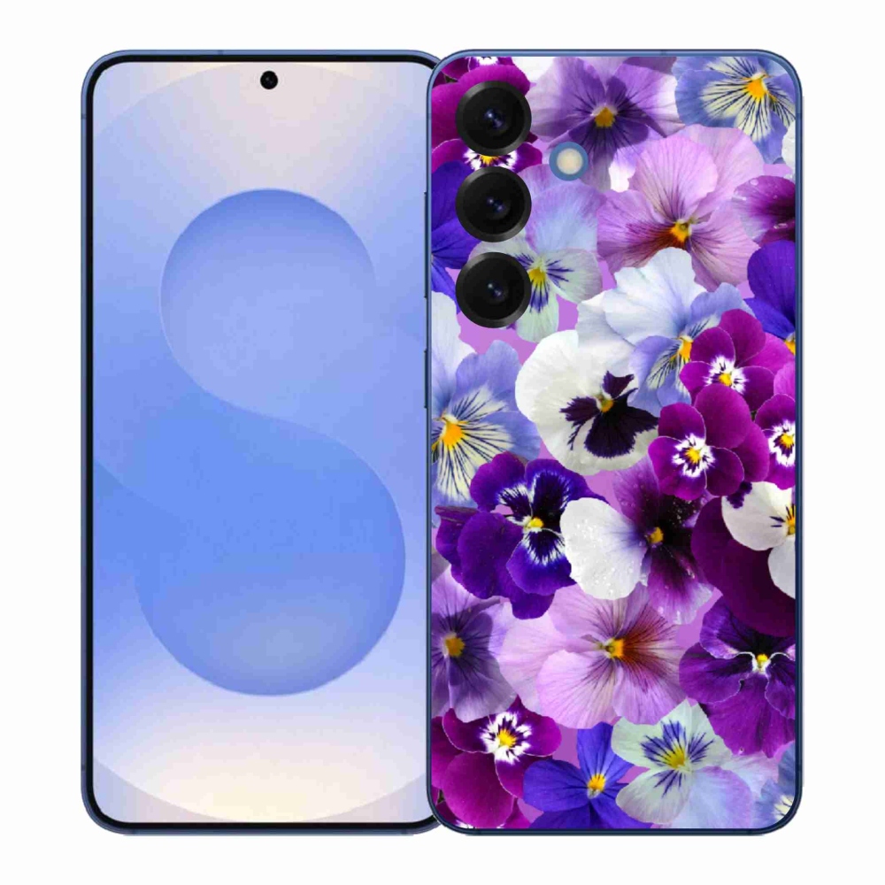 Gelový kryt mmCase na Samsung Galaxy S26+ - květiny 9