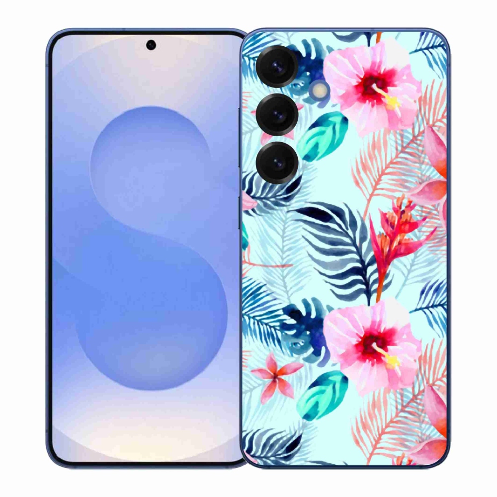 Gelový kryt mmCase na Samsung Galaxy S26+ - květiny