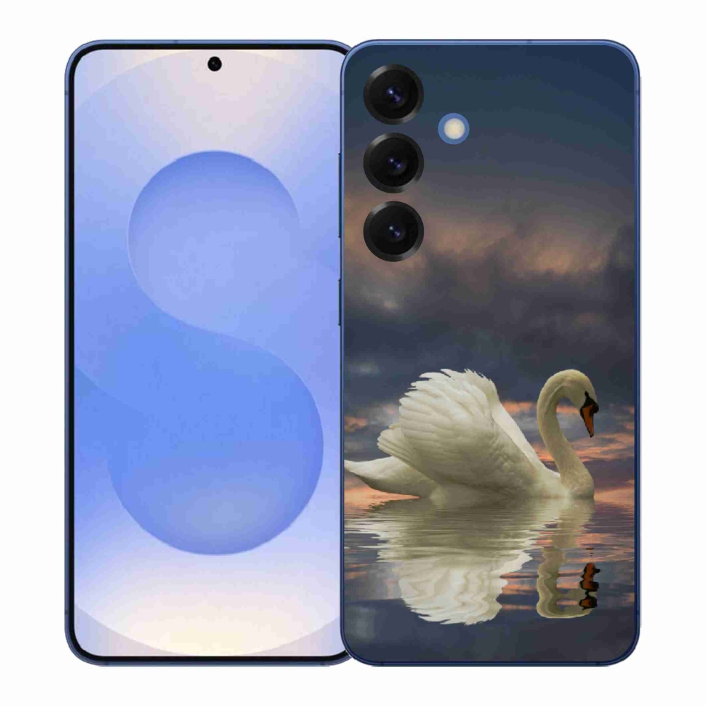 Gelový kryt mmCase na Samsung Galaxy S26+ - labuť