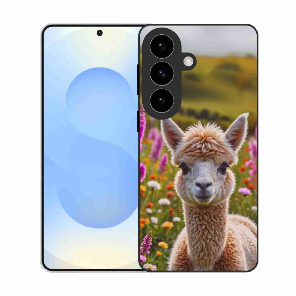 Gelový kryt mmCase na Samsung Galaxy S26 - lama na louce