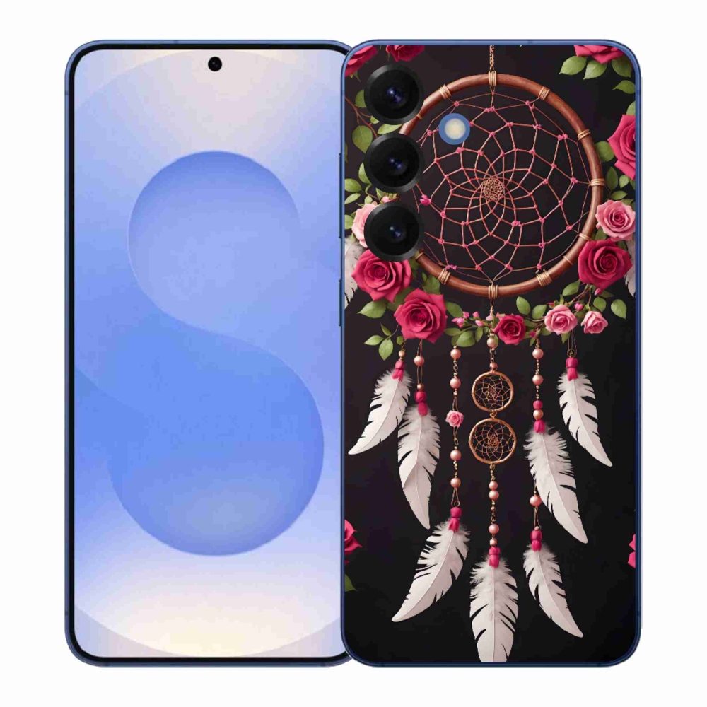 Gelový kryt mmCase na Samsung Galaxy S26+ - lapač snů s růžemi