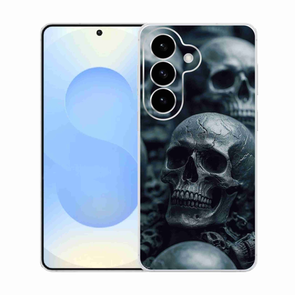 Gelový kryt mmCase na Samsung Galaxy S26  - lebka 2