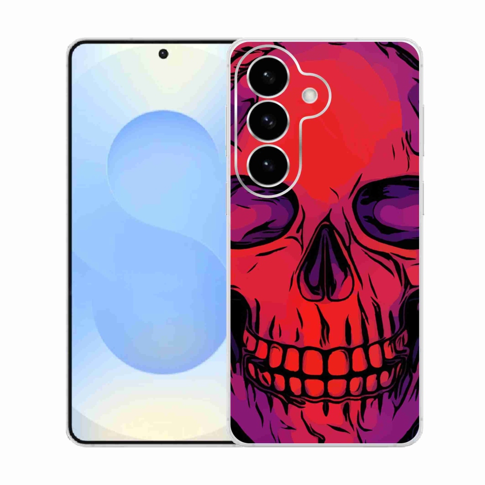 Gelový kryt mmCase na Samsung Galaxy S26  - lebka