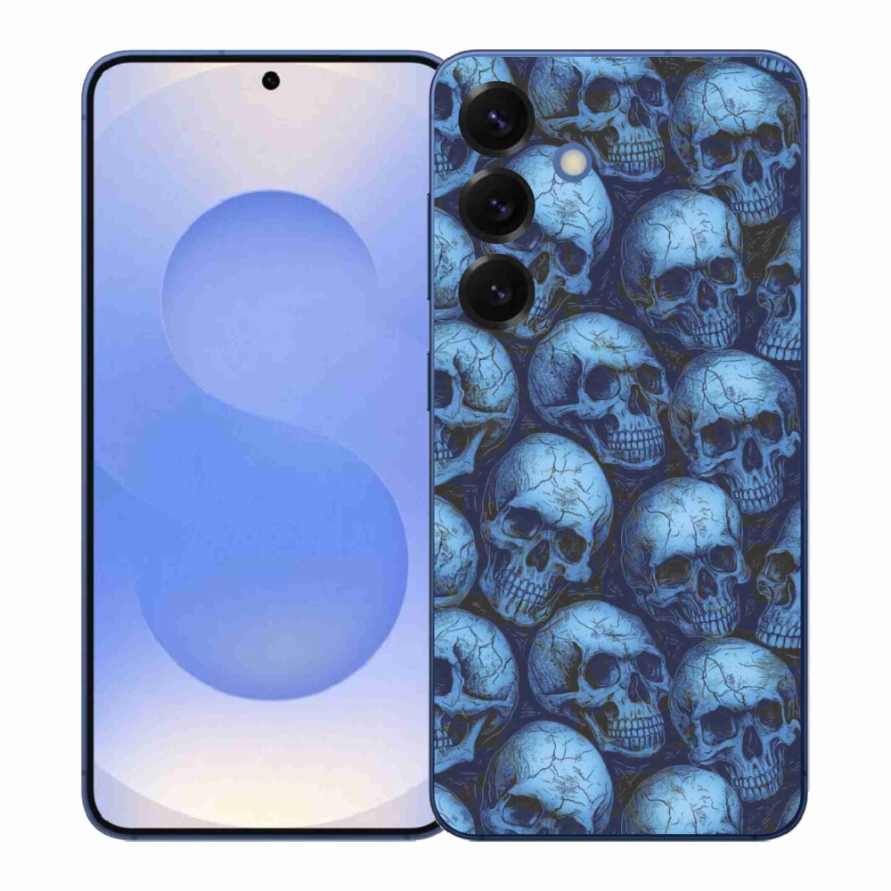 Gelový kryt mmCase na Samsung Galaxy S26+ - lebky