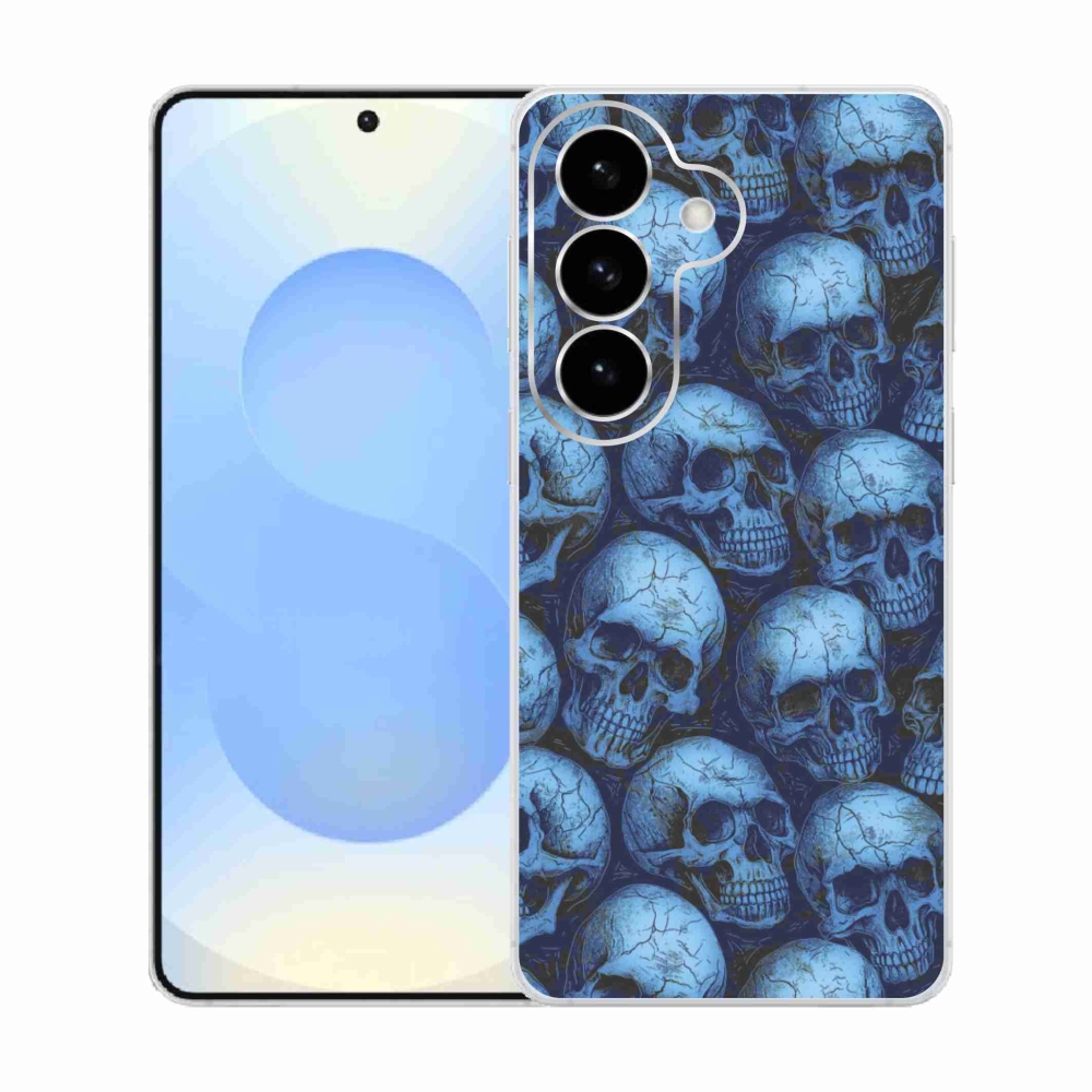 Gelový kryt mmCase na Samsung Galaxy S26  - lebky