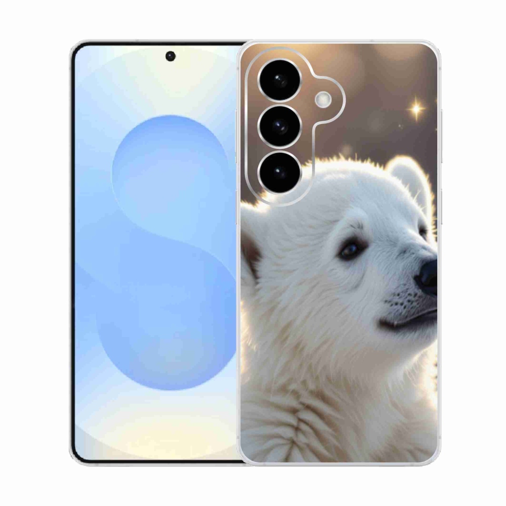 Gelový kryt mmCase na Samsung Galaxy S26  - lední medvěd