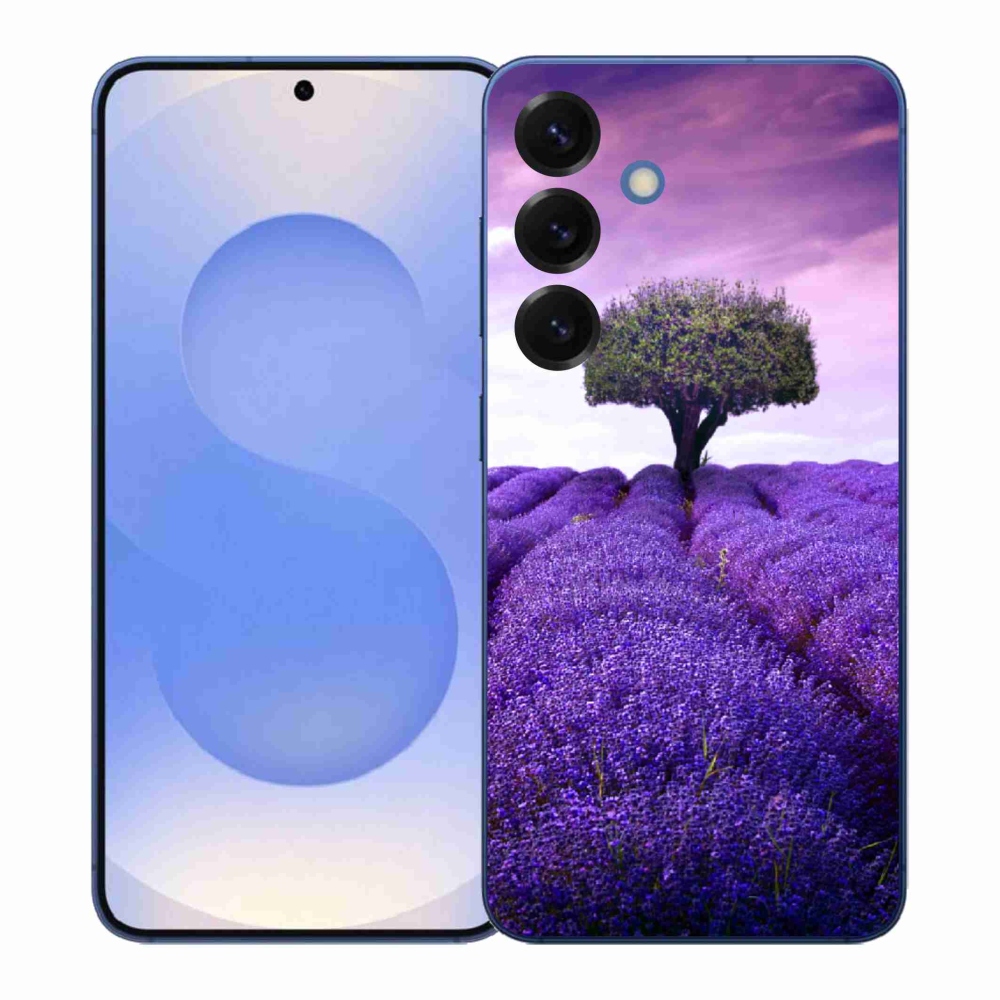 Gelový kryt mmCase na Samsung Galaxy S26+ - levandulová louka