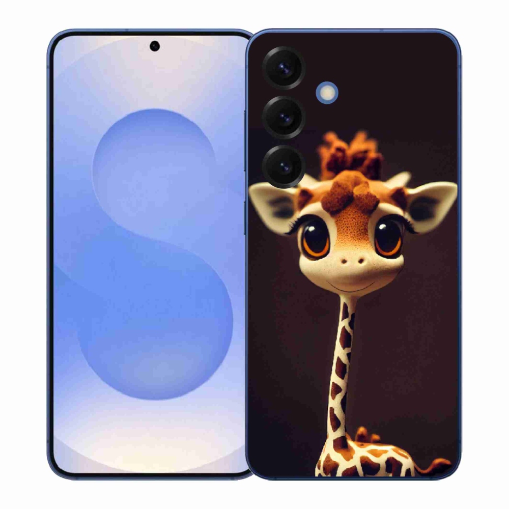 Gelový kryt mmCase na Samsung Galaxy S26+ - malá žirafa