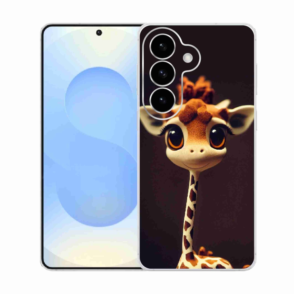 Gelový kryt mmCase na Samsung Galaxy S26  - malá žirafa