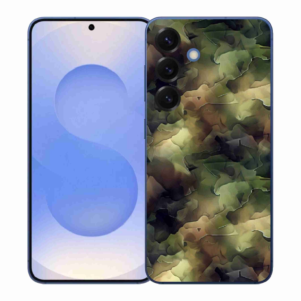 Gelový kryt mmCase na Samsung Galaxy S26+ - maskáčový vzor 10