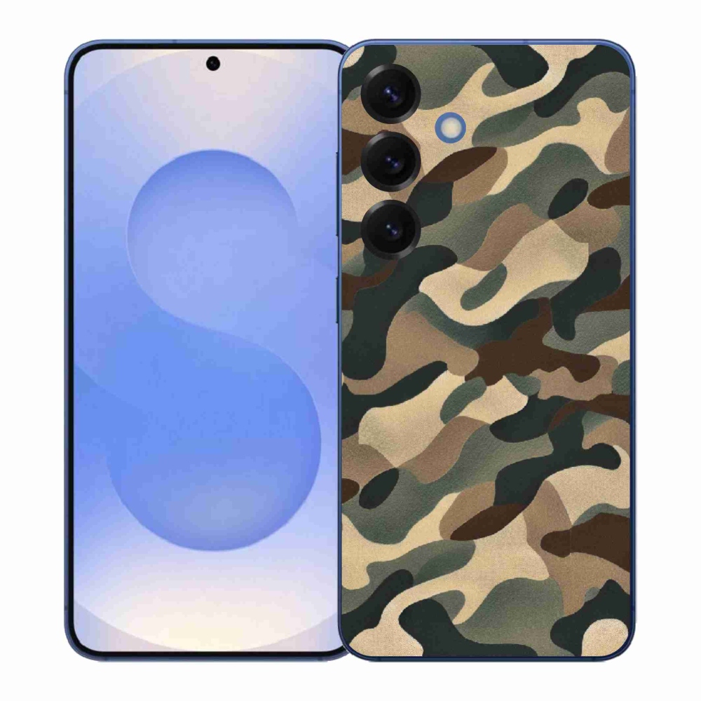 Gelový kryt mmCase na Samsung Galaxy S26+ - maskáčový vzor 11