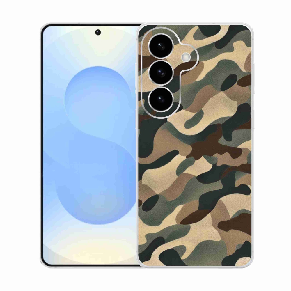 Gelový kryt mmCase na Samsung Galaxy S26  - maskáčový vzor 11