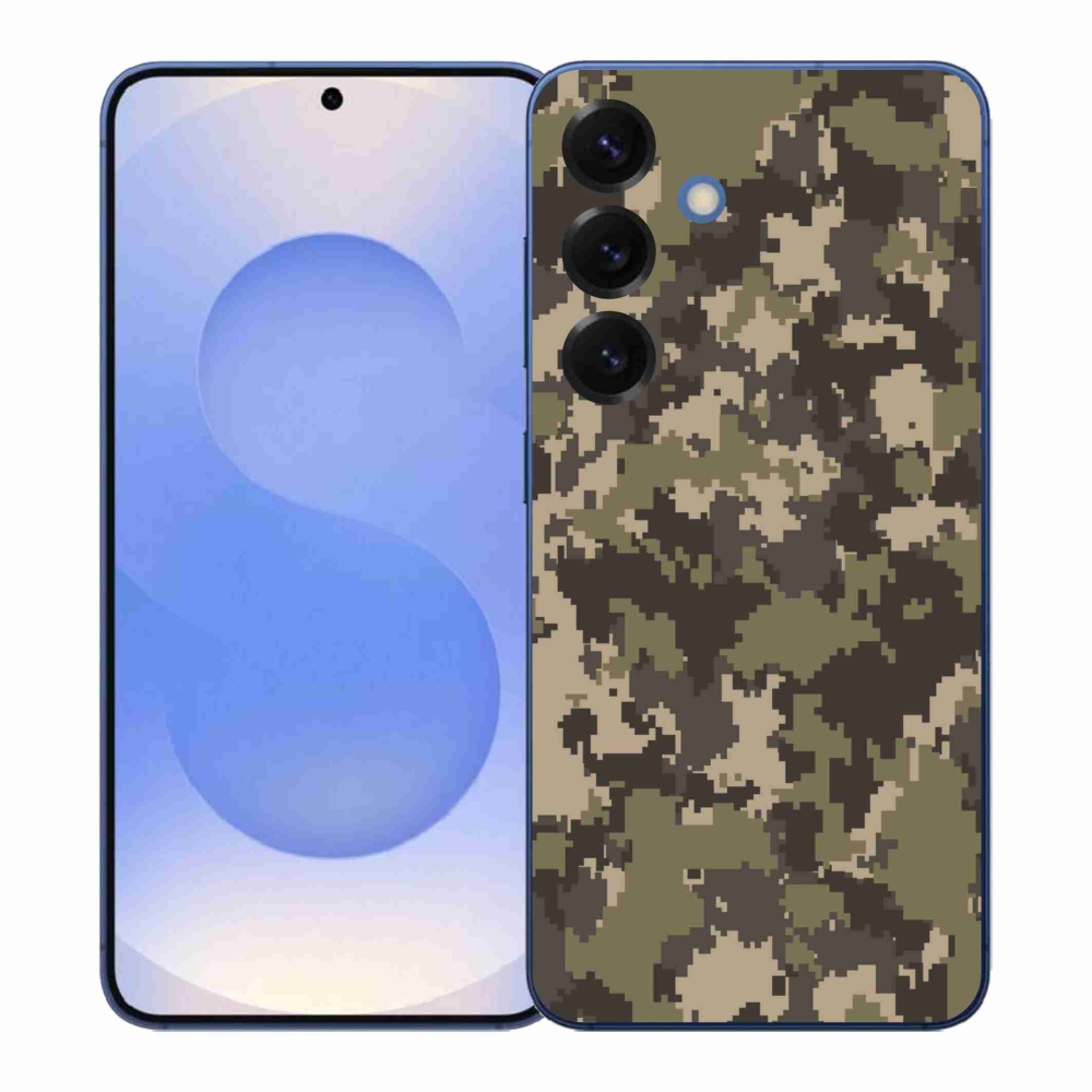 Gelový kryt mmCase na Samsung Galaxy S26+ - maskáčový vzor 12