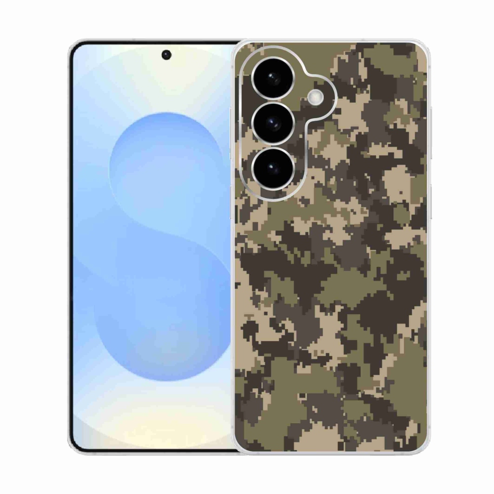 Gelový kryt mmCase na Samsung Galaxy S26  - maskáčový vzor 12