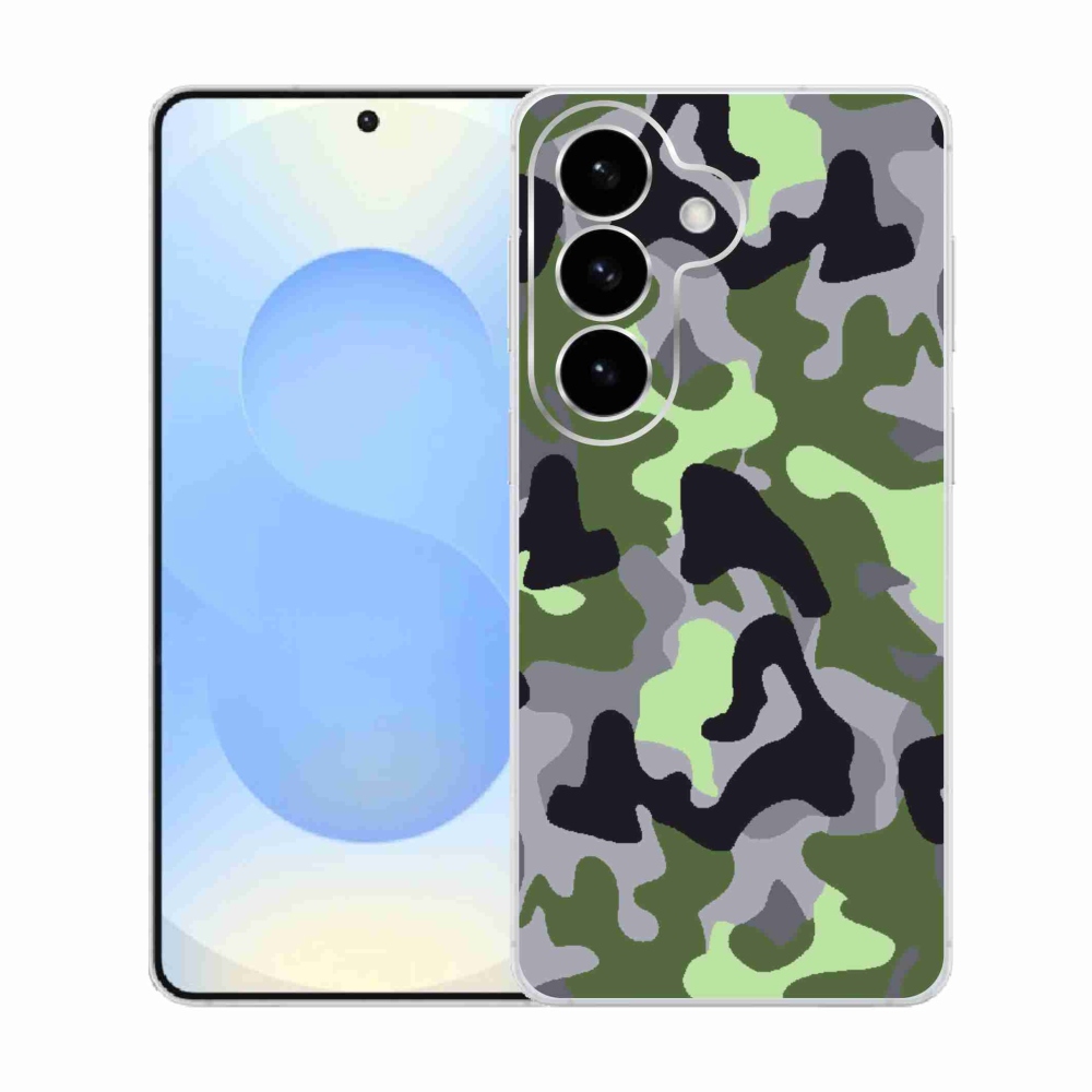 Gelový kryt mmCase na Samsung Galaxy S26  - maskáčový vzor 7