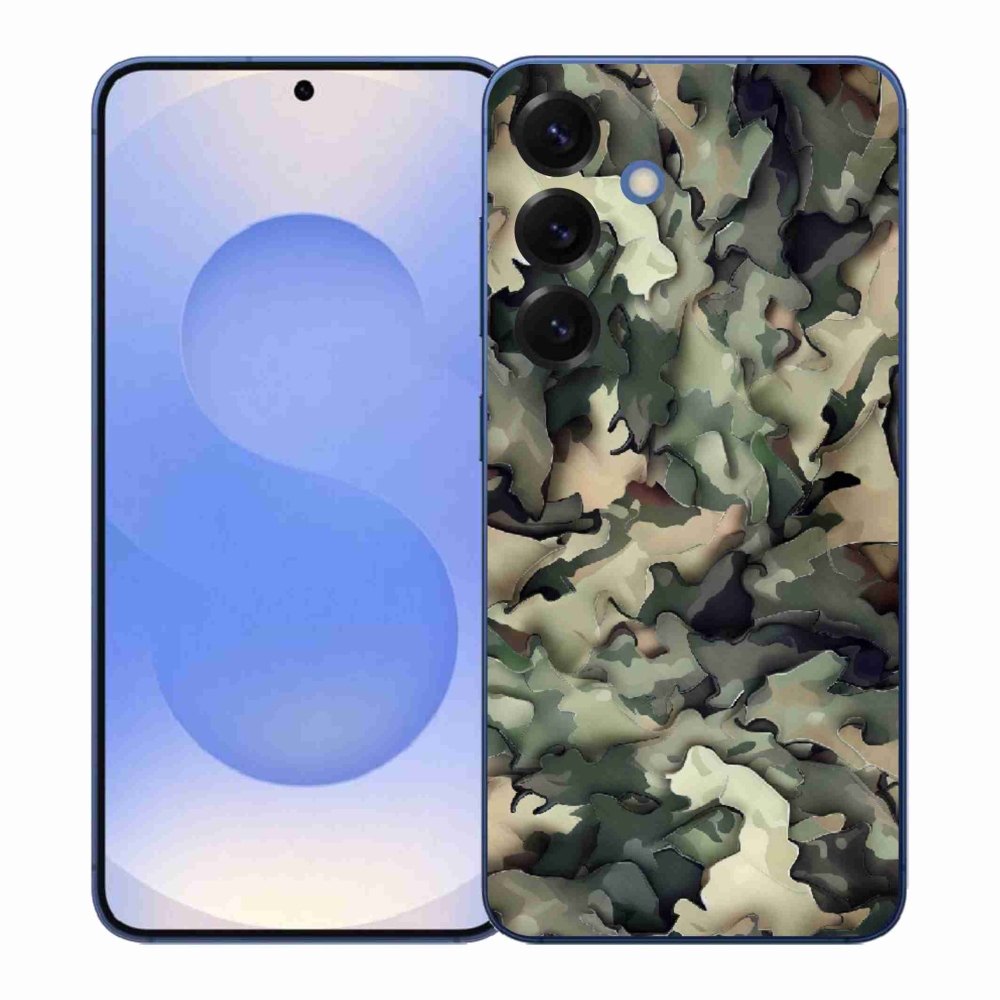 Gelový kryt mmCase na Samsung Galaxy S26+ - maskáčový vzor 9