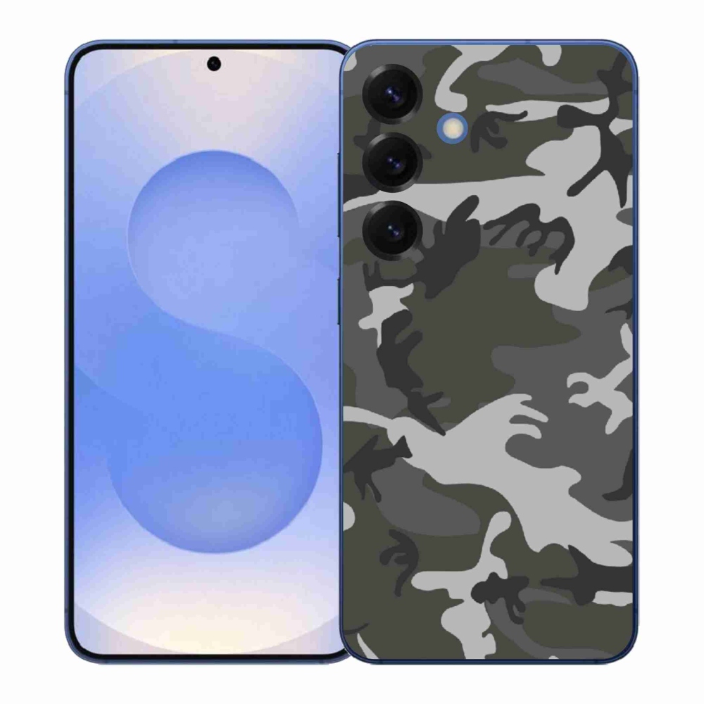 Gelový kryt mmCase na Samsung Galaxy S26+ - maskáčový vzor