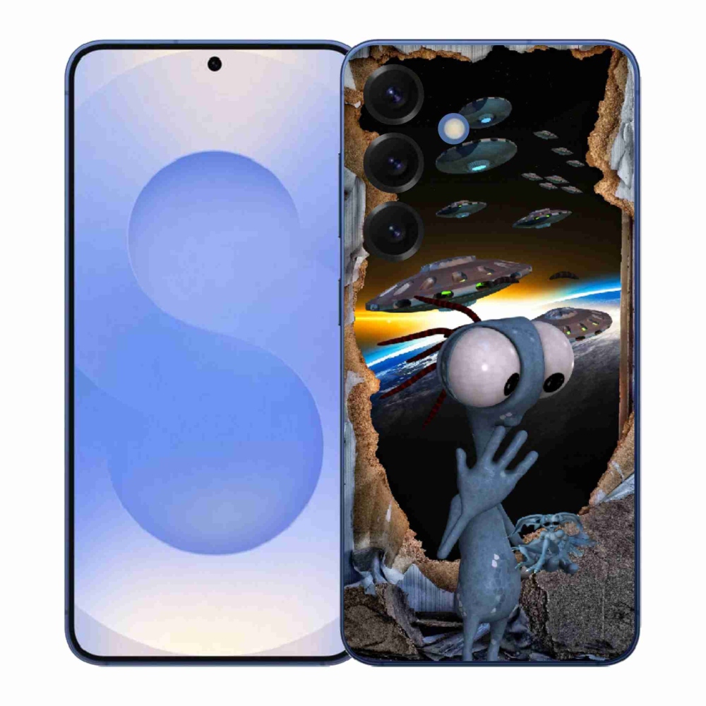 Gelový kryt mmCase na Samsung Galaxy S26+ - mimozemšťan