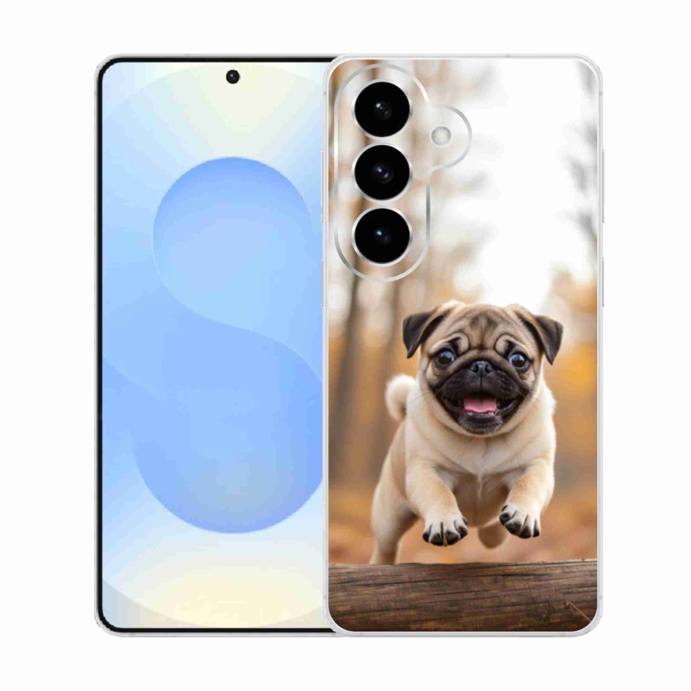 Gelový kryt mmCase na Samsung Galaxy S26  - mops 2